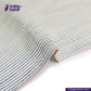 RAILROAD SELVEDGE HICKORY fabric with blue and red lines on a white background, featuring the Indigotailor logo.