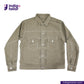 SUEDE JACKET with white buttons on a white background, featuring the Indigotailor logo.