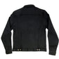 TYPE III DOUBLE BLACK TRUCKER JACKET on a white background