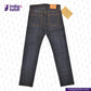VINTAGE SLUB DENIM jeans with a brand tag on a light gray background, featuring the 'Indigotailor' brand.