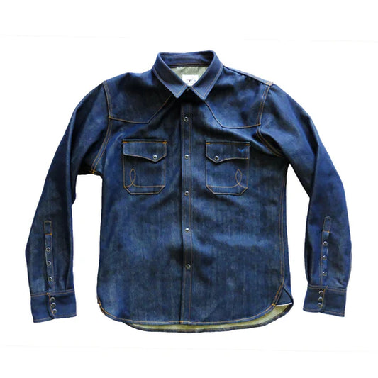 'THE DUKE' GOLD WEFT WESTERN SHIRT