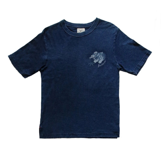 INDIGO DYED T-SHIRT