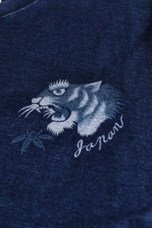 INDIGO DYED T-SHIRT